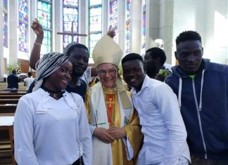 Despedida de Obispo Santiago Agrelo