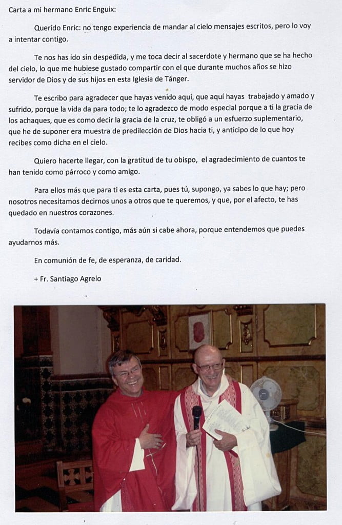 Obispo Agrelo para el P. Enric1