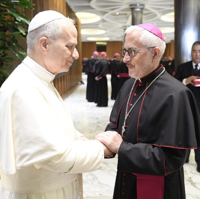 01319_11092025 Fr Emilio papa Leon DETALLE