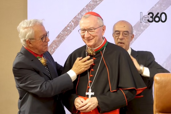 El Cardenal Parolin, miembro de honor de la Academia del Reino de Marruecos